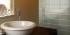 Grey Horizontal Feature Wall Bathroom